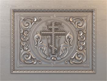 Church panel (PC_0022) 3D model for CNC machine