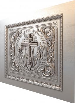 Church panel (PC_0022) 3D model for CNC machine