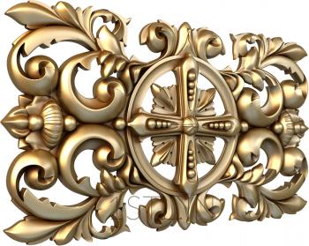 Church panel (PC_0029-1) 3D model for CNC machine