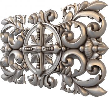 Church panel (PC_0029-1) 3D model for CNC machine