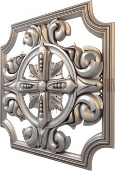 Church panel (PC_0029-2) 3D model for CNC machine