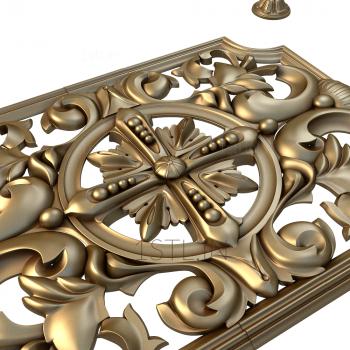 Church panel (PC_0029) 3D model for CNC machine