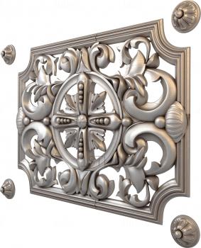 Church panel (PC_0029) 3D model for CNC machine