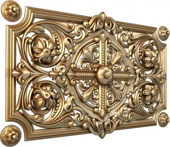 Church panel (PC_0037-1) 3D model for CNC machine