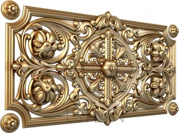 Church panel (PC_0037-3) 3D model for CNC machine