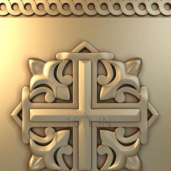 Church panel (PC_0038) 3D model for CNC machine