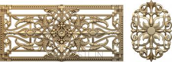 Church panel (PC_0054) 3D model for CNC machine