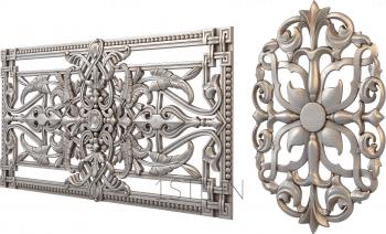 Church panel (PC_0054) 3D model for CNC machine