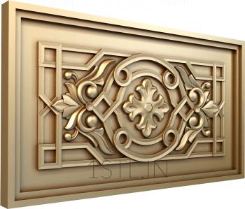 Church panel (PC_0063-1) 3D model for CNC machine