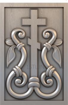 Church panel (PC_0068) 3D model for CNC machine