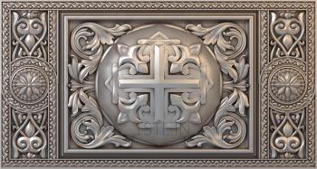 Church panel (PC_0076-1) 3D model for CNC machine