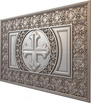 Church panel (PC_0091) 3D model for CNC machine