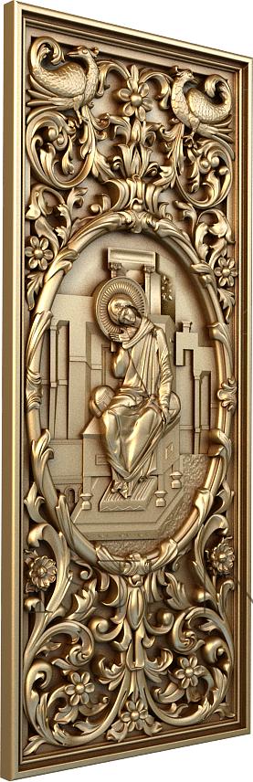 Church panel (PC_0099-1) 3D model for CNC machine