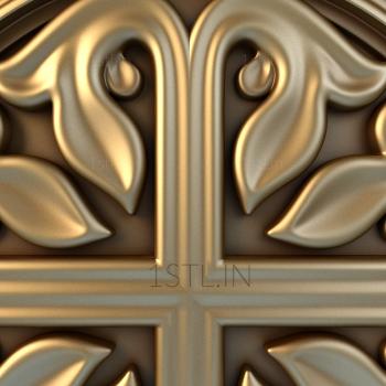 Church panel (PC_0113) 3D model for CNC machine