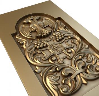 Church panel (PC_0126) 3D model for CNC machine