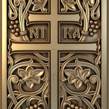 Church panel (PC_0127) 3D model for CNC machine