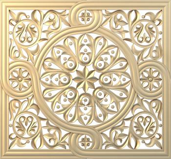 Church panel (PC_0136-2) 3D model for CNC machine