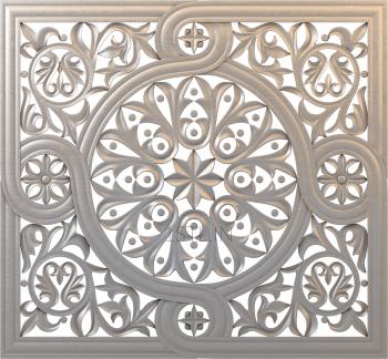 Church panel (PC_0136-2) 3D model for CNC machine