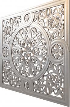 Church panel (PC_0136-2) 3D model for CNC machine