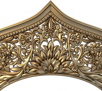 Church panel (PC_0140) 3D model for CNC machine