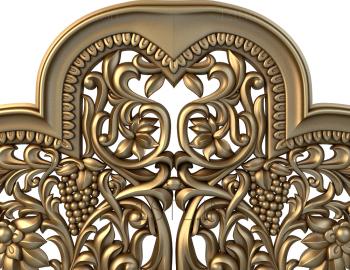 Church panel (PC_0142) 3D model for CNC machine