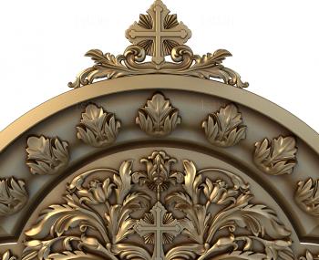 Church panel (PC_0143) 3D model for CNC machine