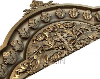 Church panel (PC_0143) 3D model for CNC machine