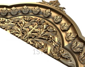 Church panel (PC_0143) 3D model for CNC machine