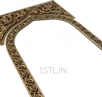 Church panel (PC_0145) 3D model for CNC machine