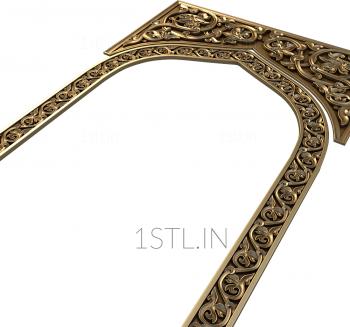 Church panel (PC_0145) 3D model for CNC machine