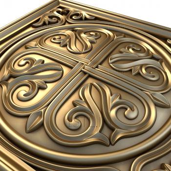Church panel (PC_0147) 3D model for CNC machine