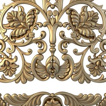 Church panel (PC_0149) 3D model for CNC machine