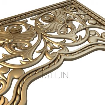 Church panel (PC_0150) 3D model for CNC machine