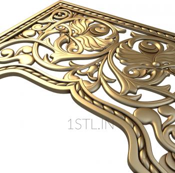 Church panel (PC_0150) 3D model for CNC machine