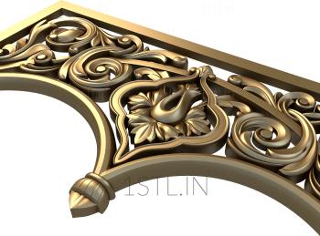 Church panel (PC_0151) 3D model for CNC machine
