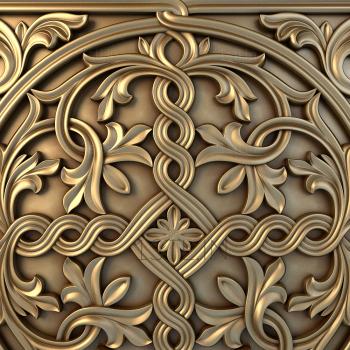 Church panel (PC_0154) 3D model for CNC machine