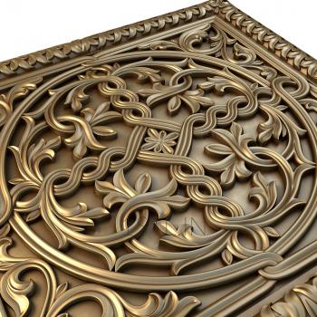 Church panel (PC_0154) 3D model for CNC machine