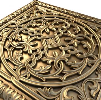 Church panel (PC_0154) 3D model for CNC machine