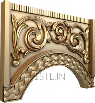 Church panel (PC_0160-1) 3D model for CNC machine