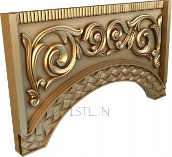 Church panel (PC_0160) 3D model for CNC machine