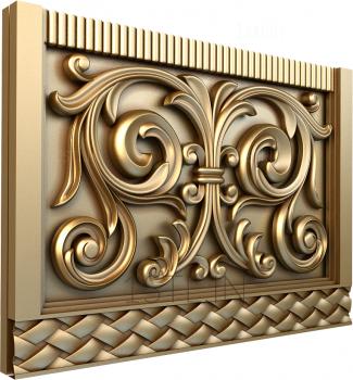 Church panel (PC_0162-1) 3D model for CNC machine