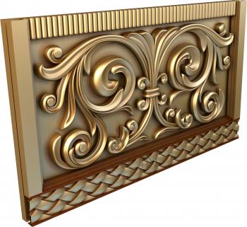 Church panel (PC_0162) 3D model for CNC machine