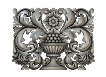 Church panel (PC_0169) 3D model for CNC machine