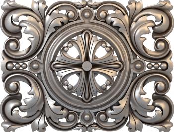 Church panel (PC_0170) 3D model for CNC machine