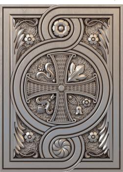 Church panel (PC_0171) 3D model for CNC machine