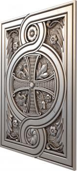 Church panel (PC_0171) 3D model for CNC machine