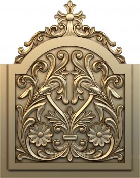 Church panel (PC_0176) 3D model for CNC machine