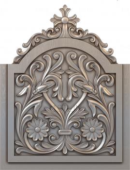 Church panel (PC_0176) 3D model for CNC machine