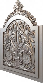 Church panel (PC_0176) 3D model for CNC machine