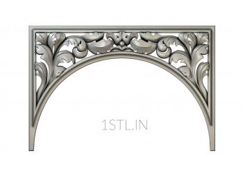 Church panel (PC_0177) 3D model for CNC machine
